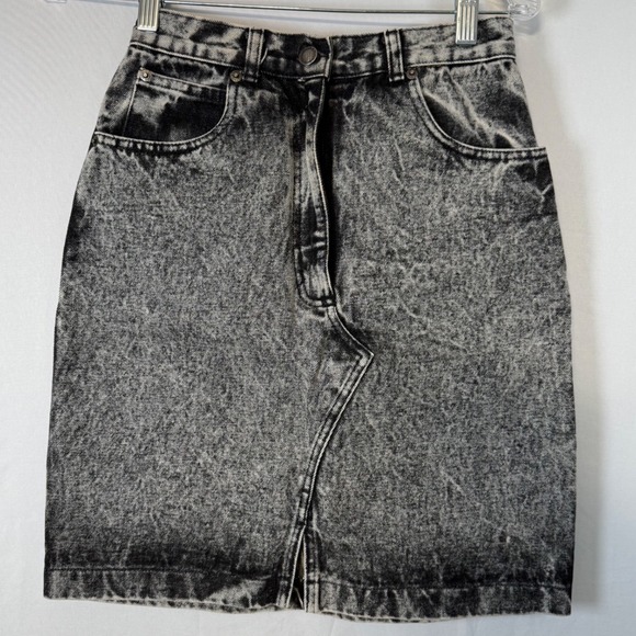Lawman Western Dresses & Skirts - Lawman Vintage Acid Wash Denim Mini Skirt Women's Size 13 High Waist‎